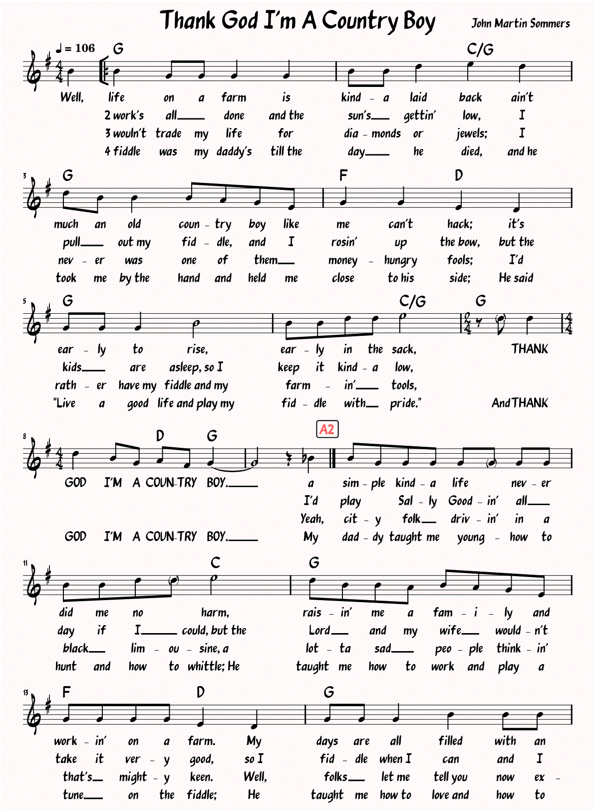 Sheet Music